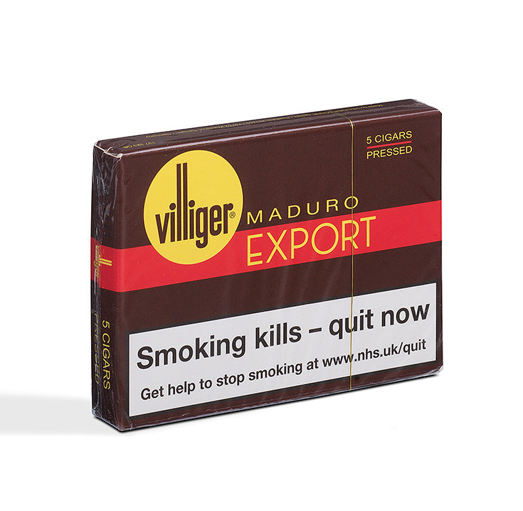 Villiger Export Pressed Maduro Pack of 5